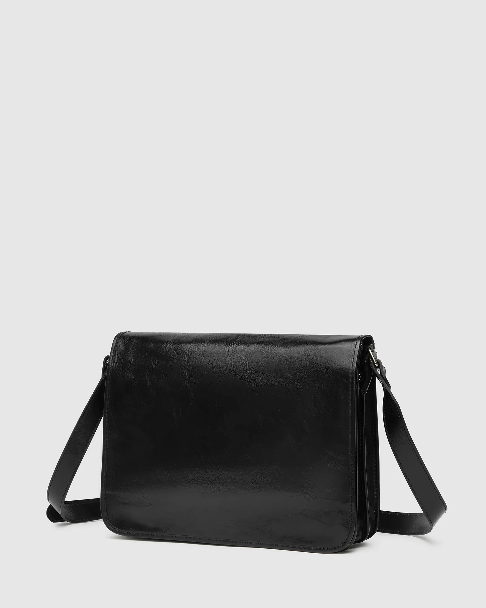 Nero Jet - 15" Leather Messenger Bag - Image 4